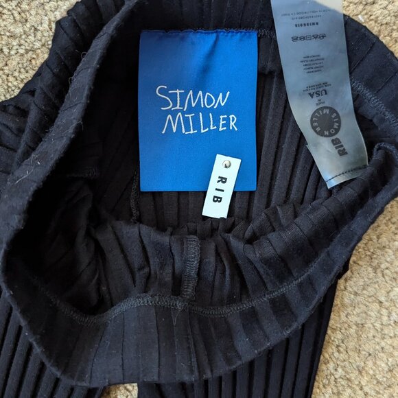 Simon Miller Ribbed Flare Leggings - Picture 4 of 5